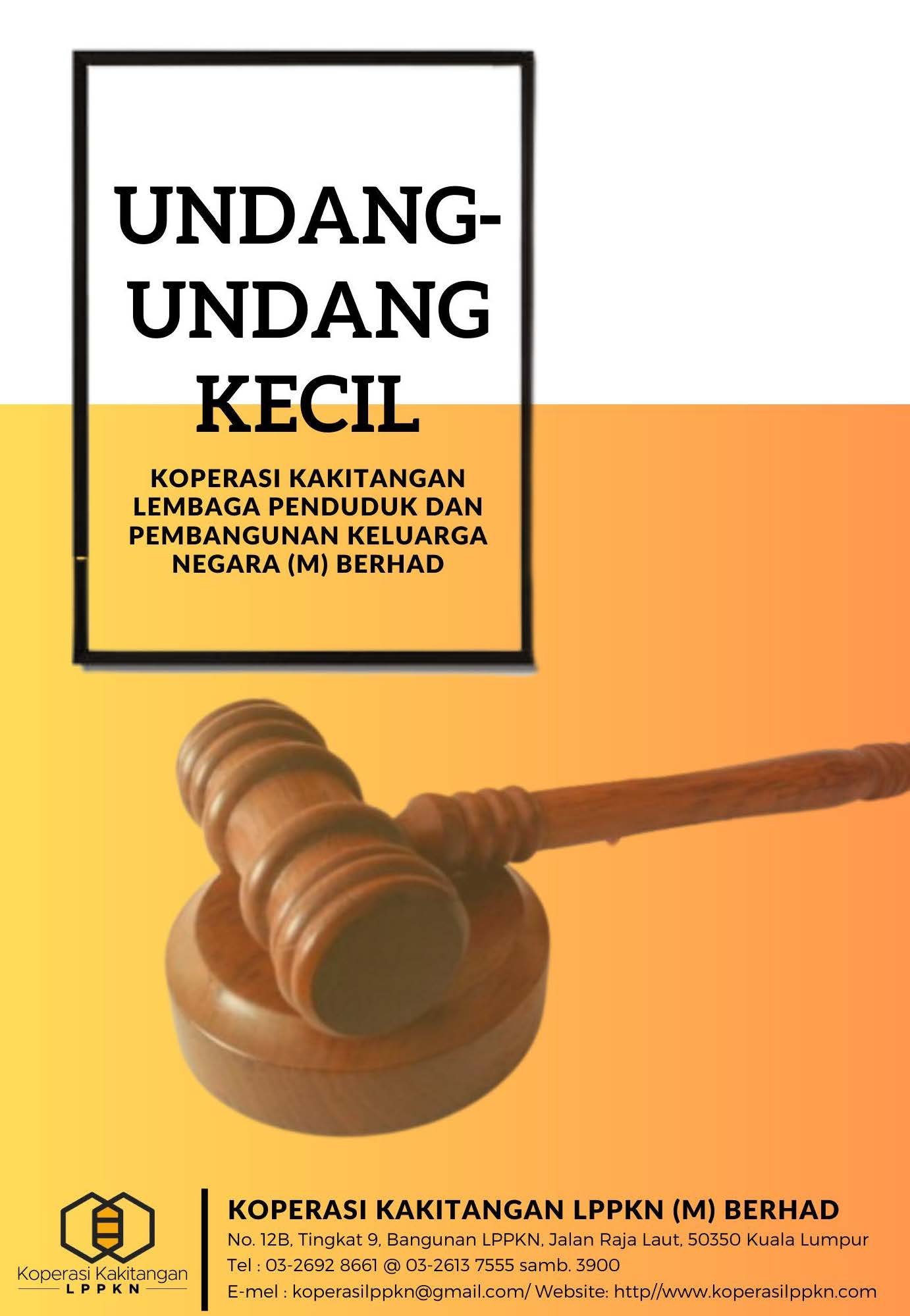 Undang-undang kecil koperasi Kakitangan LPKKN
